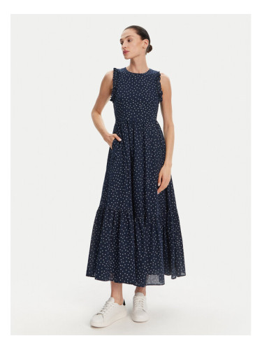 Pepe Jeans Ежедневна рокля Deborah PL953666 Тъмносин Regular Fit