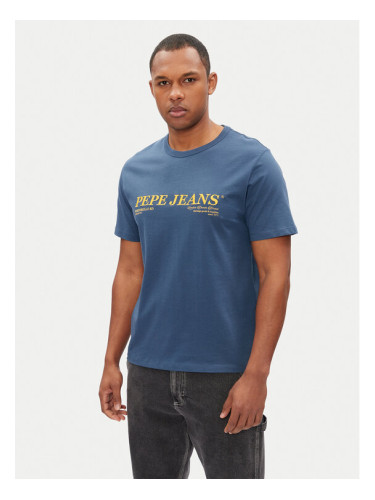 Pepe Jeans Тишърт Dylan PM509728 Син Regular Fit