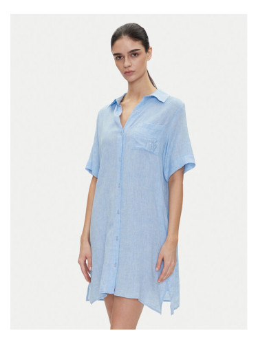 DKNY Нощница YI30054 Светлосиньо Relaxed Fit