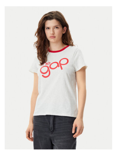 Gap Тишърт 723653-06 Сив Regular Fit