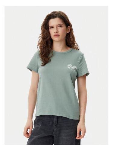 Gap Тишърт 723653-04 Зелен Regular Fit