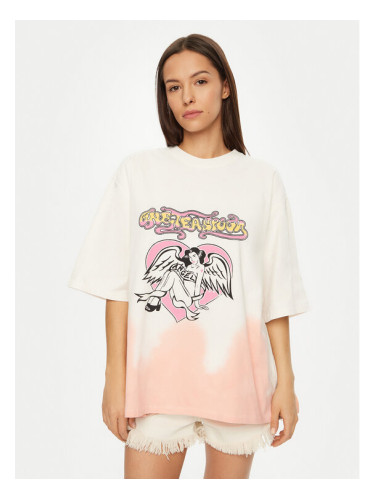 One Teaspoon Тишърт Angel 26821 Екрю Relaxed Fit