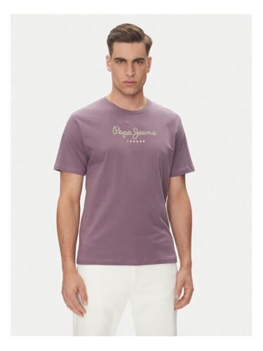 Pepe Jeans Тишърт Eggo N PM508208 Виолетов Regular Fit