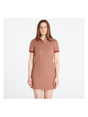 Облекло LACOSTE Jacquard Dress Iberis/ Latte S