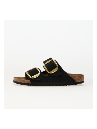 Birkenstock Arizona Big Buckle Nubuk Leather Black 36
