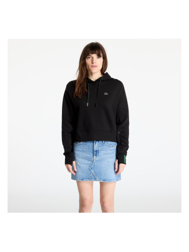 Суитшърт LACOSTE Double Face Sweatshirt Black M