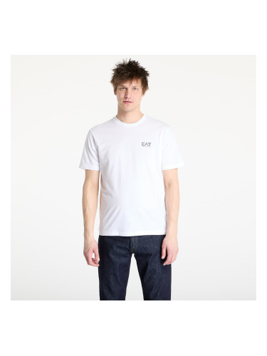 Тениска EA7 Emporio Armani Train Logo Series M Tee Ss White/ Black XXL