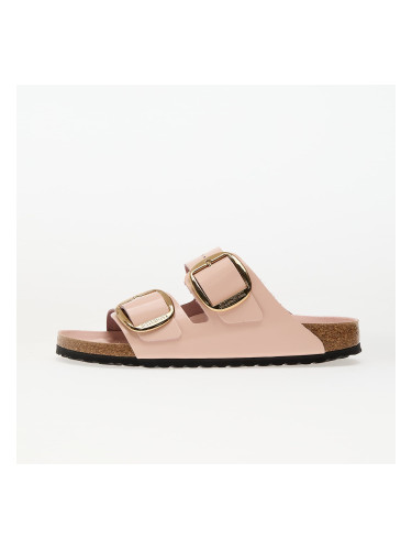 Birkenstock Arizona Big Buckle Natural Leather Patent High-Shine Light Rose 37