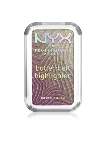 NYX Professional Makeup Buttermelt Highlighter озарител цвят butta in black 45 5 гр.