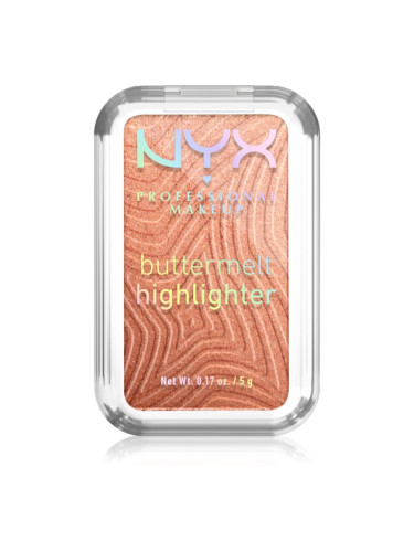 NYX Professional Makeup Buttermelt Highlighter озарител цвят butta in bronze 35 5 гр.
