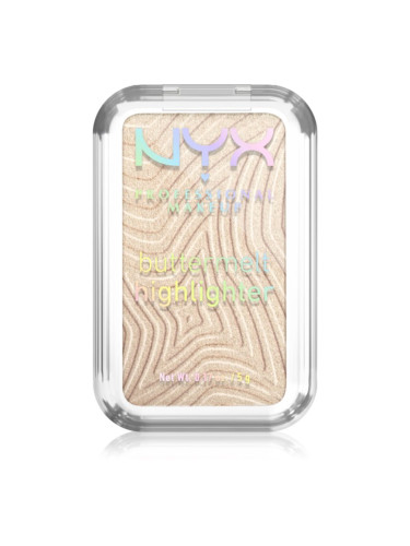 NYX Professional Makeup Buttermelt Highlighter озарител цвят bright & butta 05 5 гр.