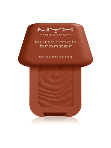 NYX Professional Makeup Buttermelt Bronzer бронзър-крем цвят 7.5 Butta Match 5 гр.