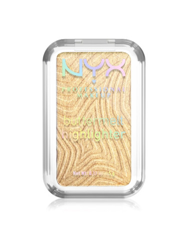 NYX Professional Makeup Buttermelt Highlighter озарител цвят butta than gold 25 5 гр.
