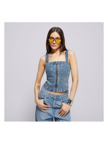 Levi's Топ Sculpted Bustier Med. дамски Дрехи Тениски 001W4-0002 Син
