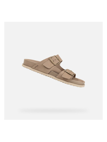Beige women's slippers Geox Sandybett - Women's