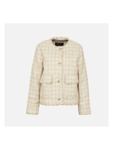 Beige women's coat Geox Kency - Women's