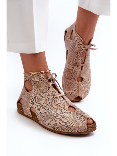 Шарени кожени ботуши Maciejka