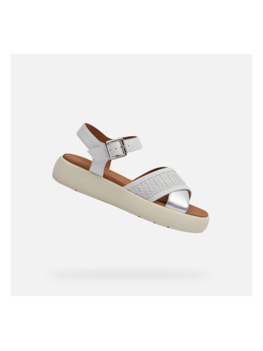 White women's sandals Geox Camalei - Women's