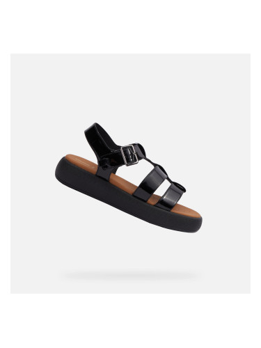 Black women's sandals Geox Camalei - Women's