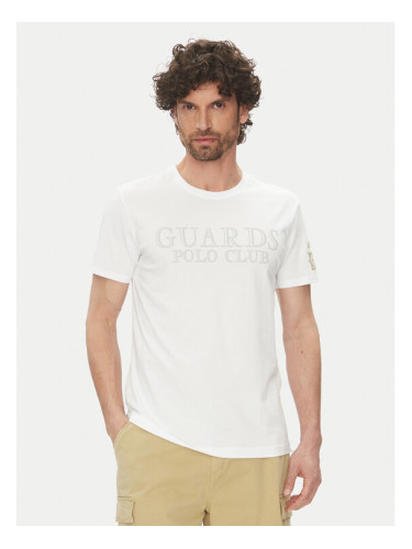 La Martina Тишърт Anselm MARG31 JS206 Бял Regular Fit