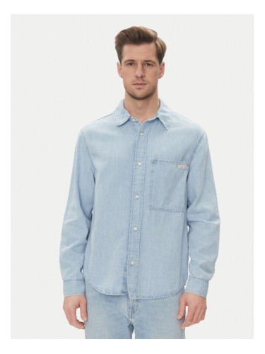 Calvin Klein Jeans дънкова риза J30J327508 Син Regular Fit