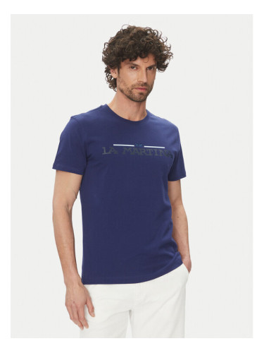 La Martina Тишърт Aguer MAR304 JS206 Тъмносин Regular Fit