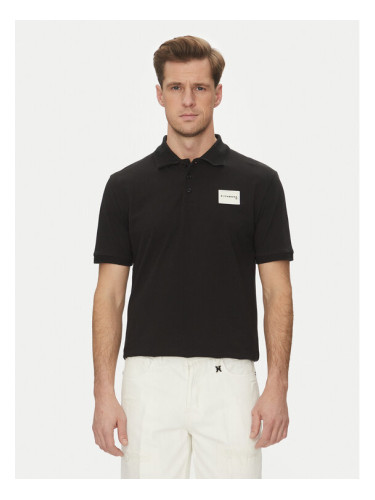 Richmond X Тениска с яка и копчета UMP25170PO Черен Regular Fit
