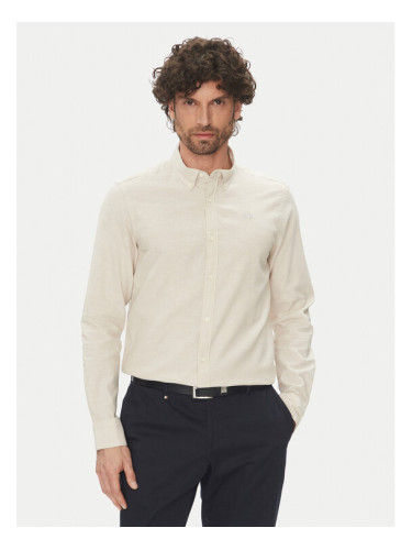 La Martina Риза Alvin MAC006 TL141 Бежов Regular Fit