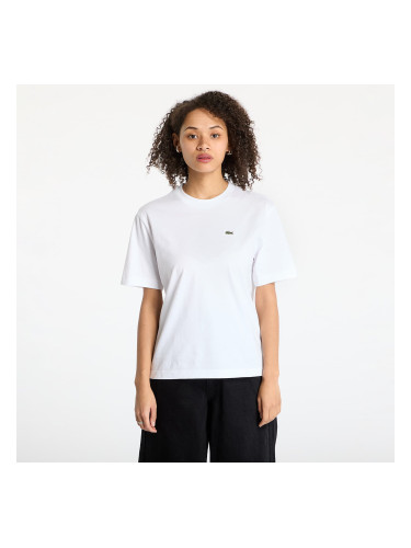 Тениска LACOSTE Soft Cotton T-shirt White L