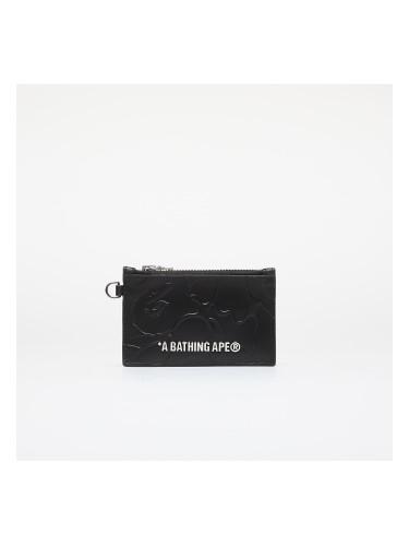 Портфейл A BATHING APE Solid Camo Card Holder Small Wallet Black Universal