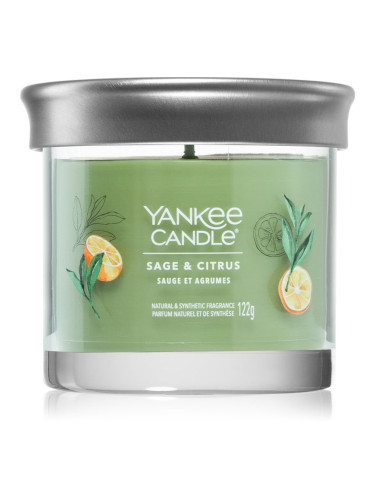Yankee Candle Sage & Citrus ароматна свещ 122 гр.