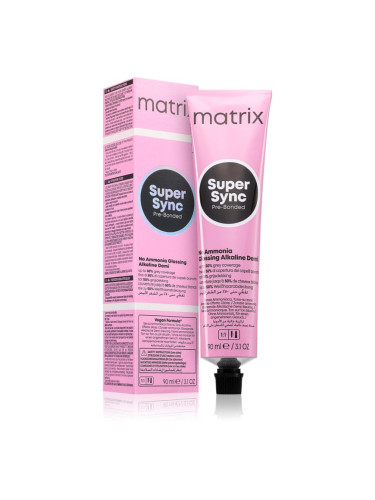 Matrix Super Sync Pre-Bonded полуперманентна тонираща боя за коса цвят 10P Pearl Extra Light Blonde 90 мл.