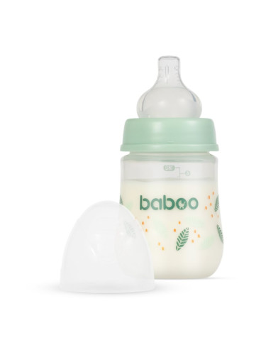 Baboo Anti-colic Feeding Bottle шише против колики за деца от раждането им Peachy Keen, 0 m+ 180 мл.