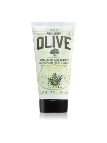 Korres Pure Greek Olive & Olive Blossom подхранващ крем за ръце 75 мл.