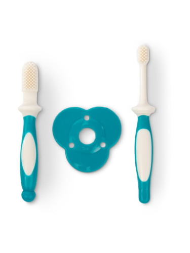 Baboo Toothbrush Set Комплект за дентална грижа за бебета 6-12 m 2 бр.