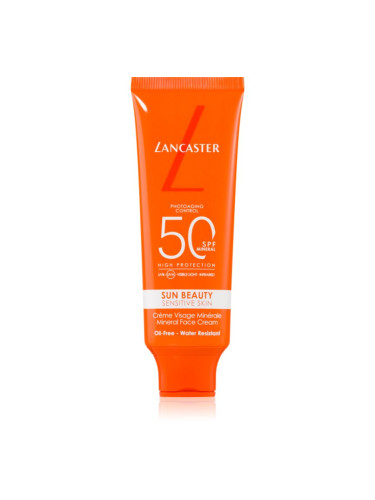 Lancaster Sun Beauty Mineral Face Cream слънцезащитен крем за лице SPF 50 50 мл.