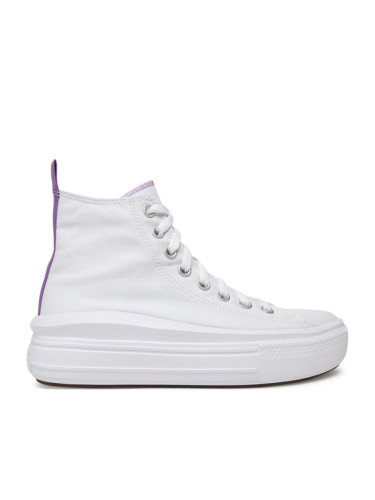 Converse Кецове CHUCK TAYLOR ALL STAR MOVE PLATFORM A03667C Бял