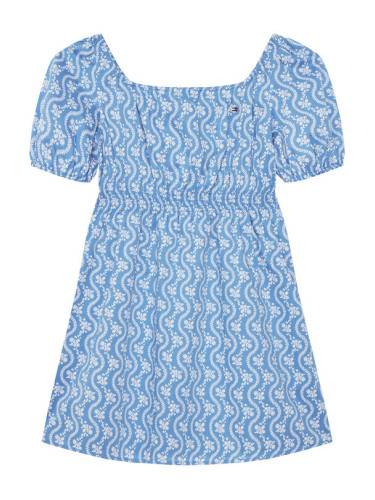 Tommy Hilfiger Лятна рокля KG0KG08473 D Син Regular Fit