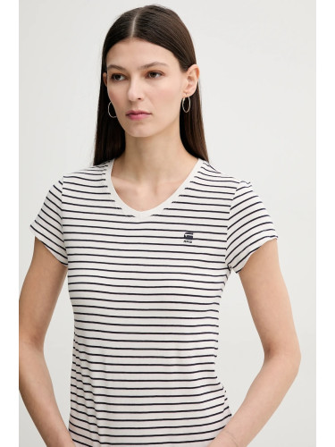 Памучна тениска G-Star в тъмносиньо