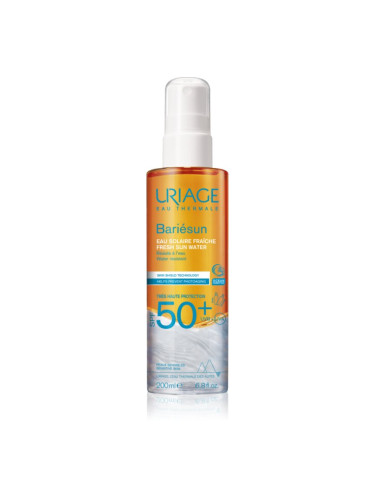 Uriage Bariésun Fresh Sun Water SPF50+ слънцезащитен спрей SPF 50+ 200 мл.