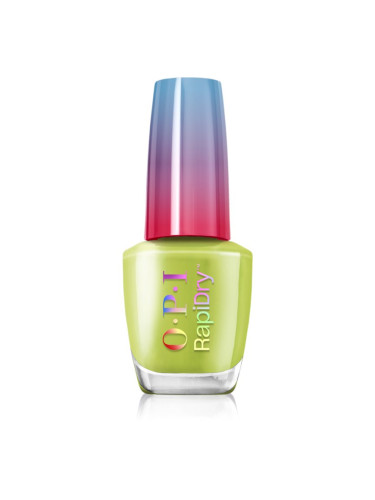 OPI Rapidry бързозасъхващ лак за нокти цвят Screen-Grab Green 9 мл.