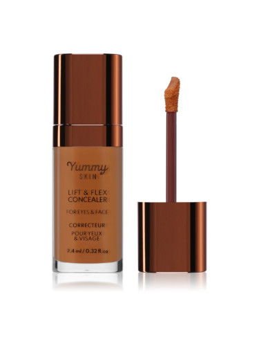 Danessa Myricks Beauty Yummy Skin Lift & Flex Concealer течен коректор с матиращ ефект цвят 14 - Dark With Golden Undertones 9.4 мл.