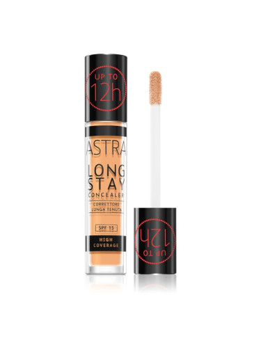 Astra Make-up Long Stay коректор с висока покривност SPF 15 цвят 05W Honey 4,5 мл.