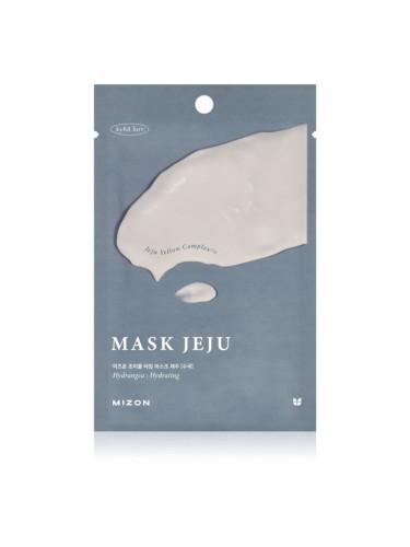 Mizon Joyful Time Jeju Hydrangea хидратираща платнена маска за суха кожа 23 гр.
