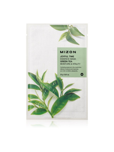 Mizon Joyful Time Green Tea платнена маска с хидратиращ и ревитализиращ ефект 23 гр.