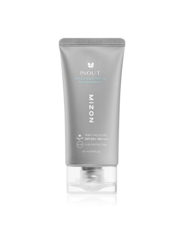 Mizon Inout Daily Soothing Sunscreen ултра лек защитен флуид с успокояващ ефект SPF 50+ 50 мл.