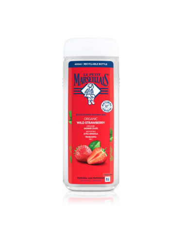 Le Petit Marseillais Organic Wild Strawberry нежен душ гел 400 мл.