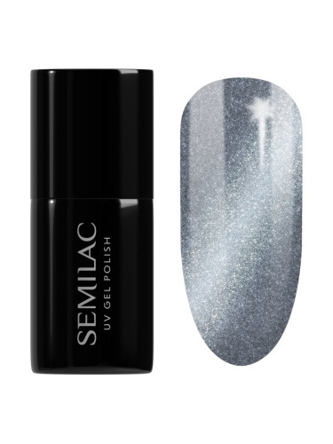 Semilac UV Hybrid Silk Effect гел лак за нокти с използване на UV/LED лампа цвят 465 Luxury Chillout 7 мл.