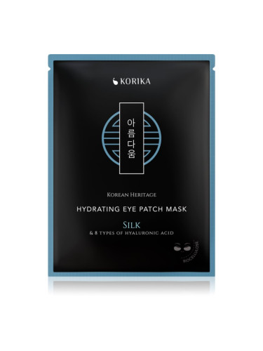 KORIKA Korean Heritage Silk & 8 Types of Hyaluronic Acid Hydrating Eye Patch Mask хидратираща маска за околоочната област 2 бр.