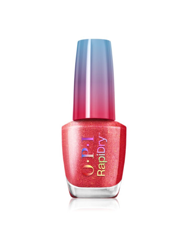 OPI Rapidry бързозасъхващ лак за нокти цвят Fuego On-the-Go 9 мл.